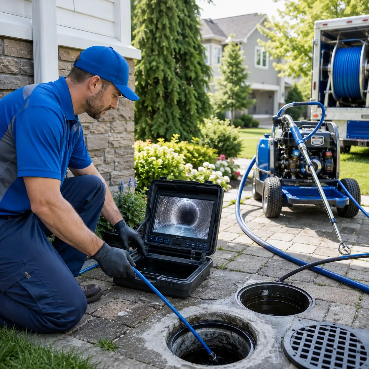 Outdoor drain cleaning professionals serving Bellmawr, NJ